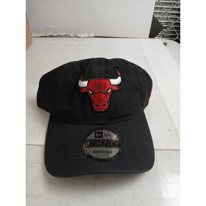 NWT New Era Men's Chicago Bulls Team 2.0 9TWENTY Adjustable Hat,black-OS